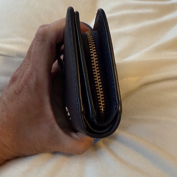 Coach Midnight Blue saffiano Leather Wallet - Picture 3 of 11